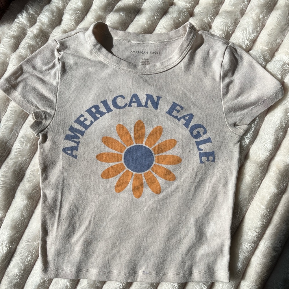 American Eagle Baby Graphic Tee - Beige